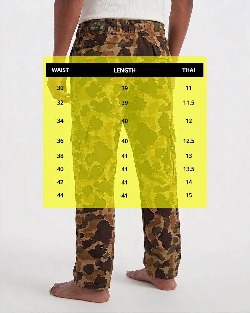 Dark Oak Color Single Camo Cargo Trouser