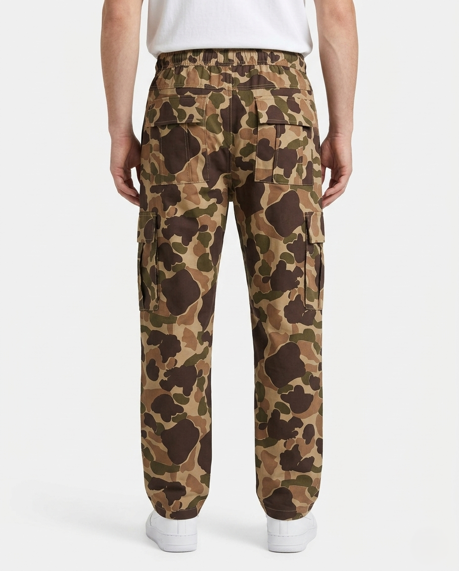 Dark Oak Color Single Camo Cargo Trouser