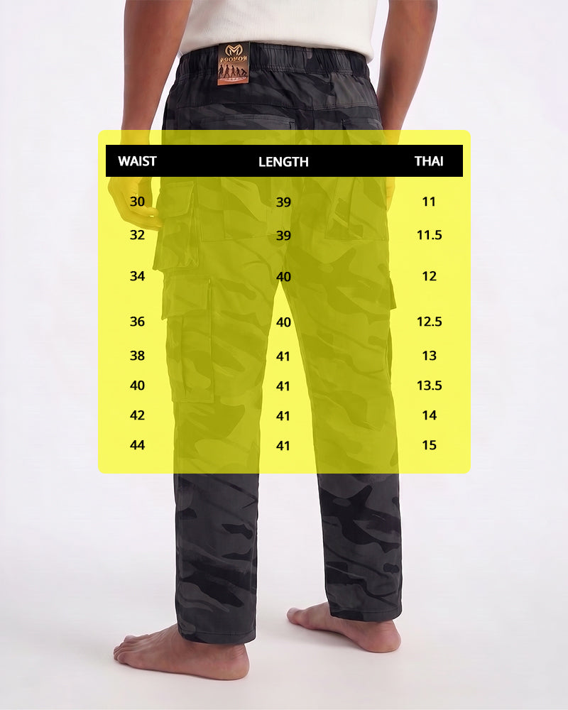 Ship Gray Color Single Camo Cargo Trouser