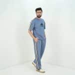 Fashion Denim Color Men’s Sports Tracksuit