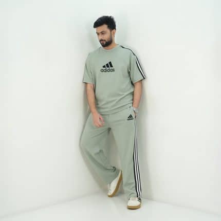 Green Spring Color Men’s Sports Tracksuit