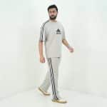 Quill Gray Color Men’s Sports Tracksuit