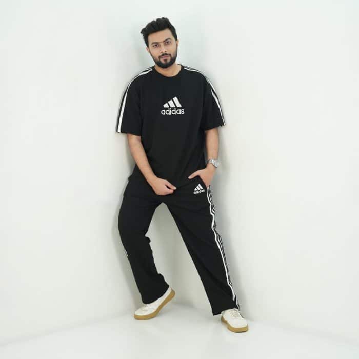 Black Color Men’s Sports Tracksuit - Image 2