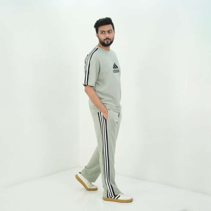 Green Spring Color Men’s Sports Tracksuit - Image 3