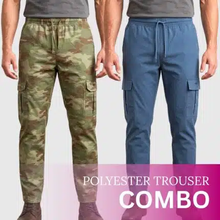 Sloe & Olive Gray Color Combo Parachute Trouser