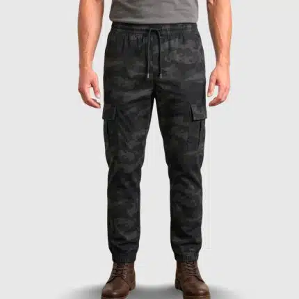 Solid Graphite Color Parachute Trouser