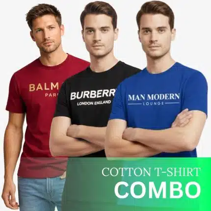 Cotton T-Shirt Three Piece Combo - 1